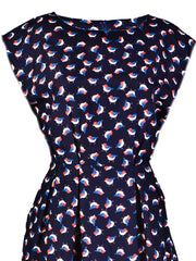 Bird Print Dress