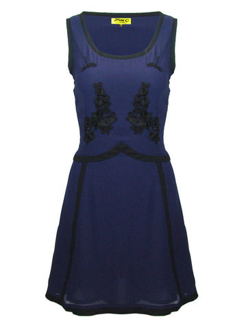 Bella Dress Navy